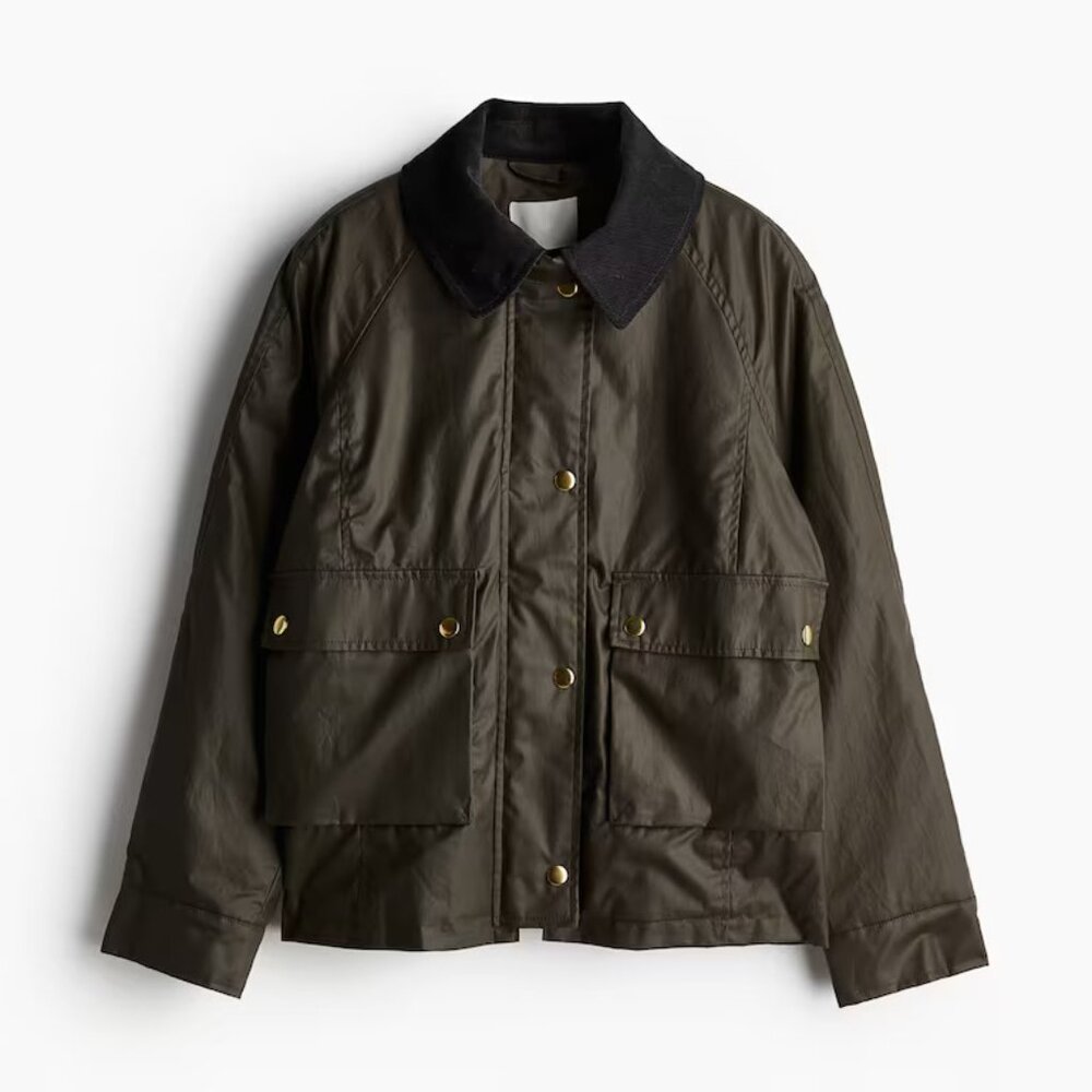 H & M Waxed Twill Jacket